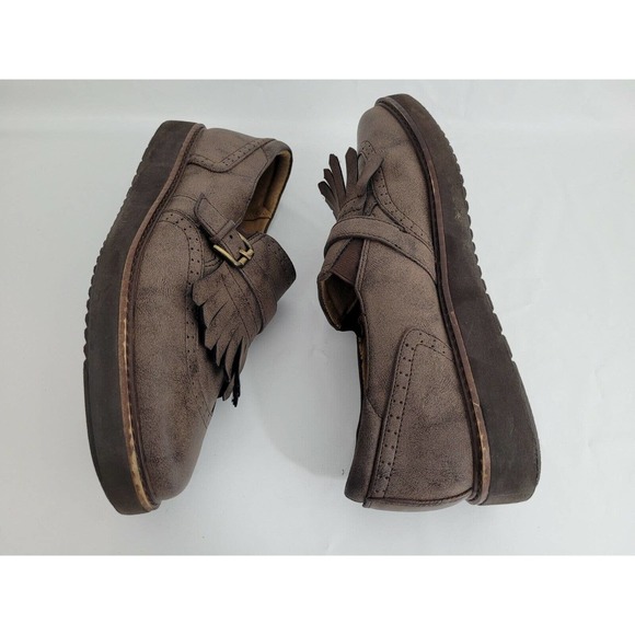 Naturalizer Shoes - (J24) Natural Soul by Naturalizer Eva Women's Shoes Size 11 Loafer Distressed